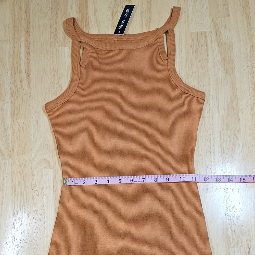 🎉BOGO🎉Rust Ribbed Mini Dress - Picture 6 of 13